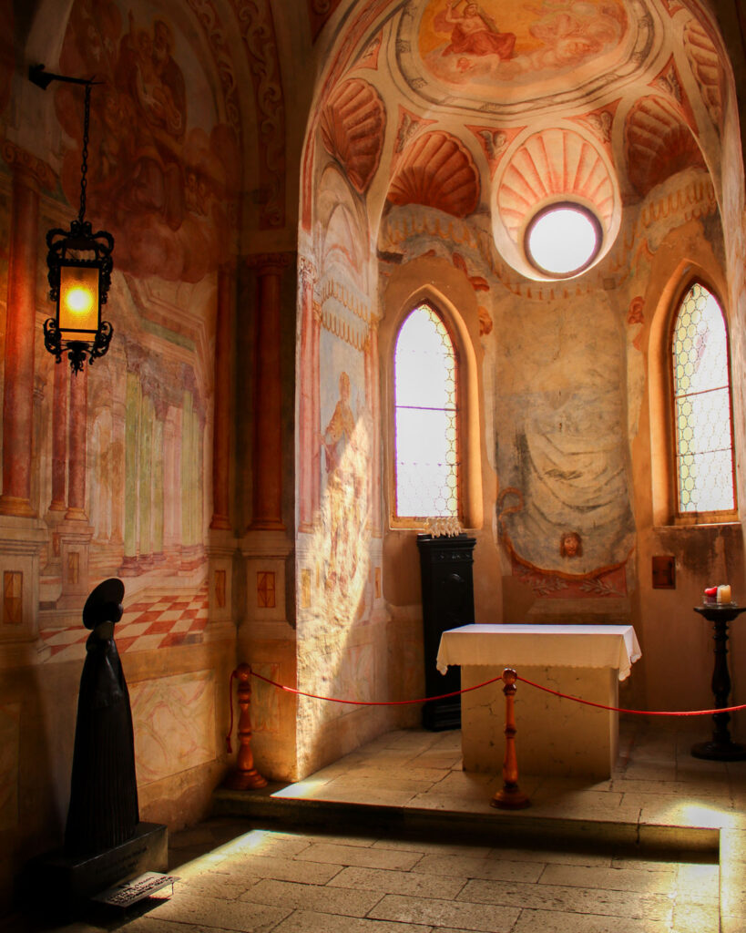 Bled Castle chapel 
