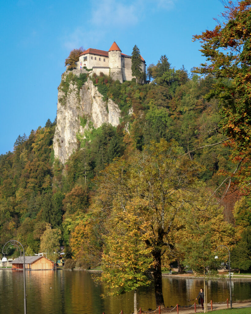 Bled Castle in autumn