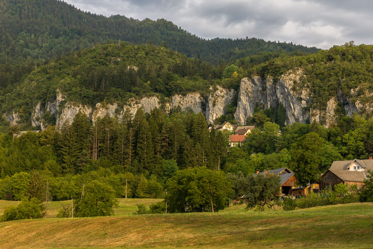 Iglica Rock in Bohinjska Bela