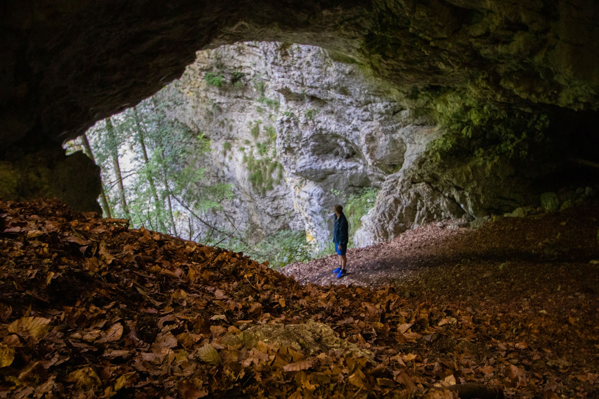 Pkljuka Hole in Pokljuka Gorge 