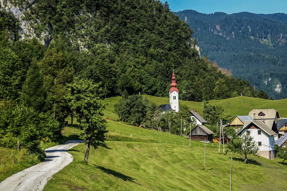 Village of Kupljenik in Bled.